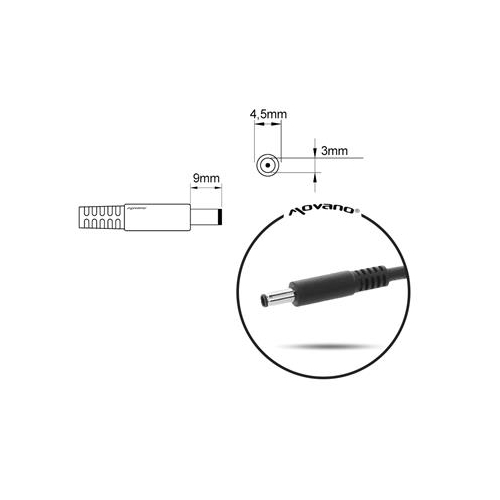 Zasilacz Movano Dell 19,5V 2,31A 4,5x3,0 PIN-28347