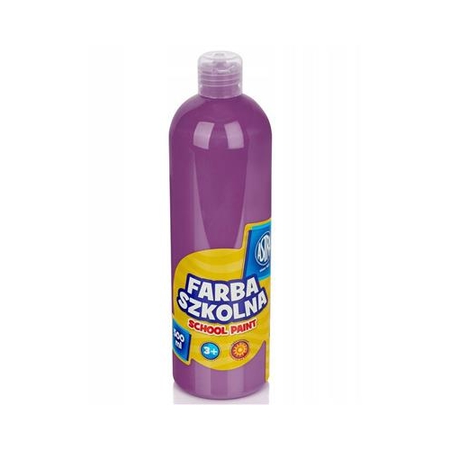 Farba plakatowa szkolna 500ml Śliwkowa 246886-14264