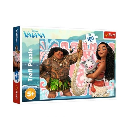 Puzzle TREFL 100 Vaiana i przyjaciele 16298