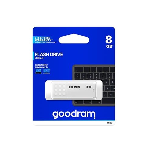 Pendrive GOODRAM UME2 8GB USB 2.0 White-21947