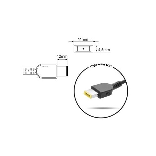 Zasilacz ładowarka Lenovo 20V 3,25A 65W PROSTOKĄT-28336