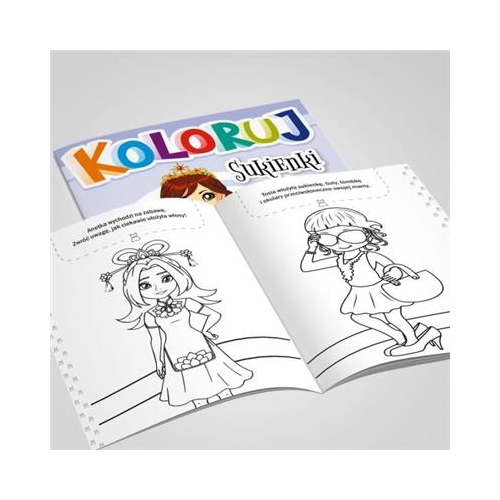 Kolorowanka Kolekcja Koloruj - Sukienki-30181