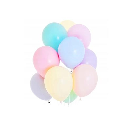 Balony gumowe 27cm 50szt. Pastelowe