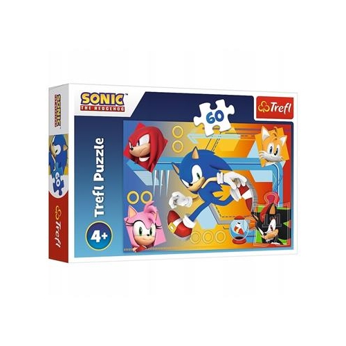 Puzzle TREFL 60 Sonic w akcji