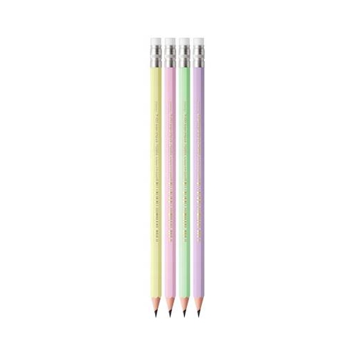 Ołówek BIC Evolution HB z gumką Pastel-34980