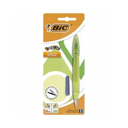 Pióro wieczne BIC Easy Clic Zielone blister