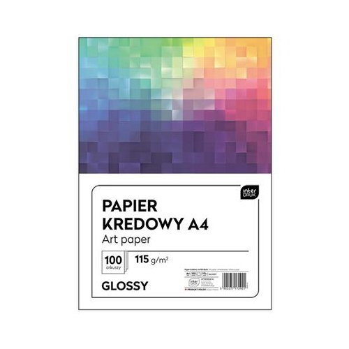 Papier kredowany A4 100ark 115g Błysk