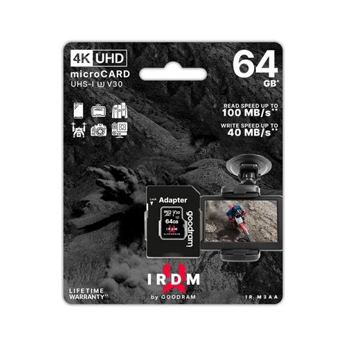 Karta pamięci microSDXC GOODRAM IRDM 64GB