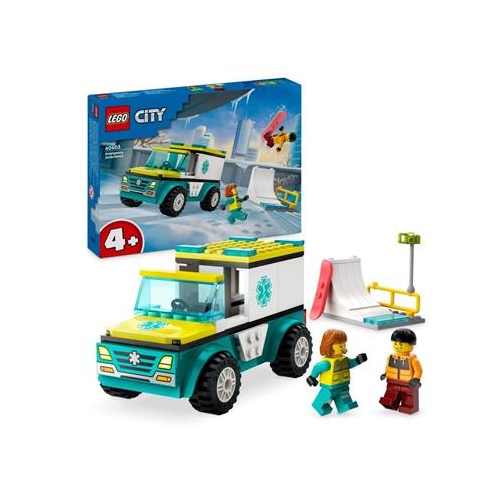 LEGO® 60403 City Karetka i snowboardzista