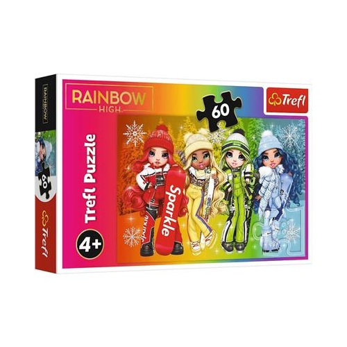 Puzzle TREFL 60 Radosne lalki Rainbow High