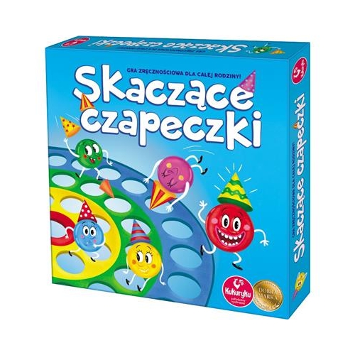 Gra zręcznościowa Kukuryku Skaczące czapeczki