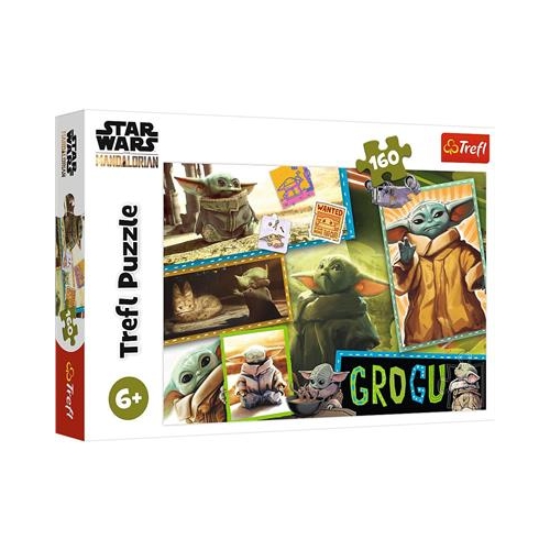 Puzzle TREFL 160 Grogu, Star Wars The Mandalorian