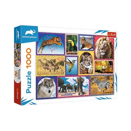 Puzzle TREFL 1000 Dzika natura Animal Planet