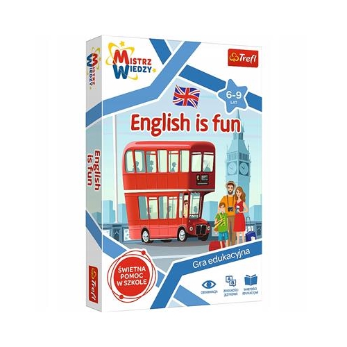 *Gra edukacyjna TREFL Mistrz Wiedzy English is fun-22663