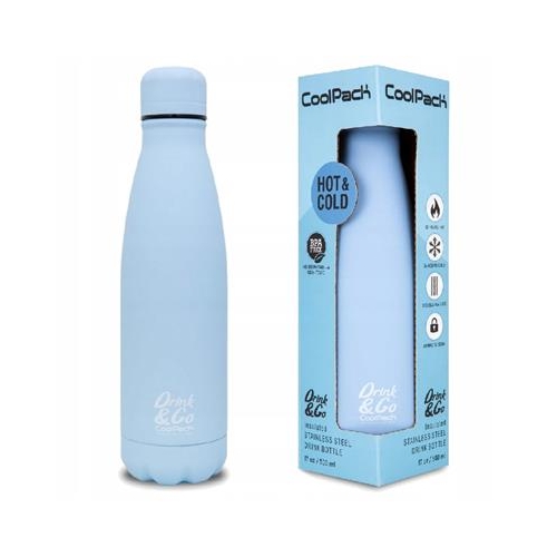 Bidon metalowy termos Coolpack 500ml Powder Blue