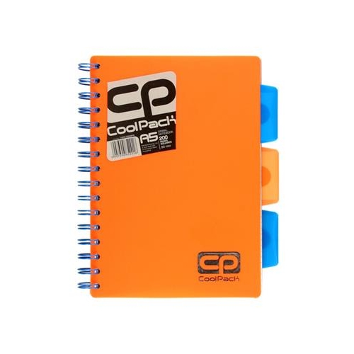 Kołozeszyt Coolpack PP A5/100 Neon Orange