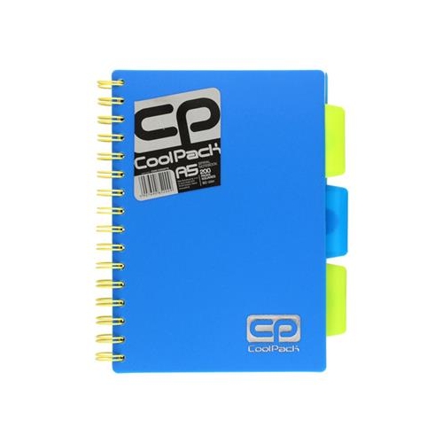 Kołozeszyt Coolpack PP A5/100 Neon Blue