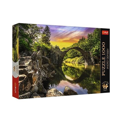 Puzzle TREFL Premium 1000 Most Rakotza, Kromlau