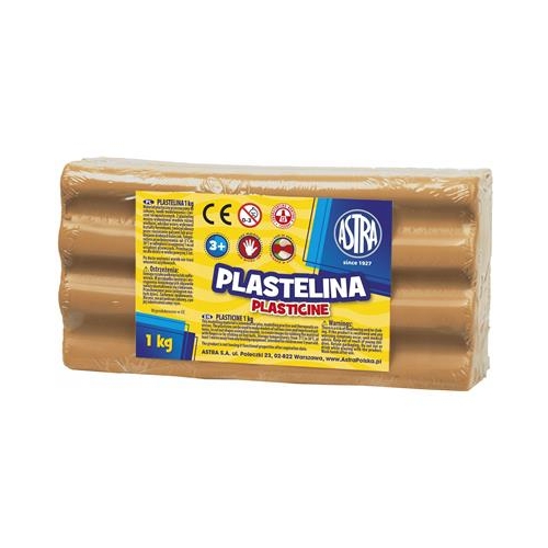 Plastelina ASTRA 1kg Brązowa jasna