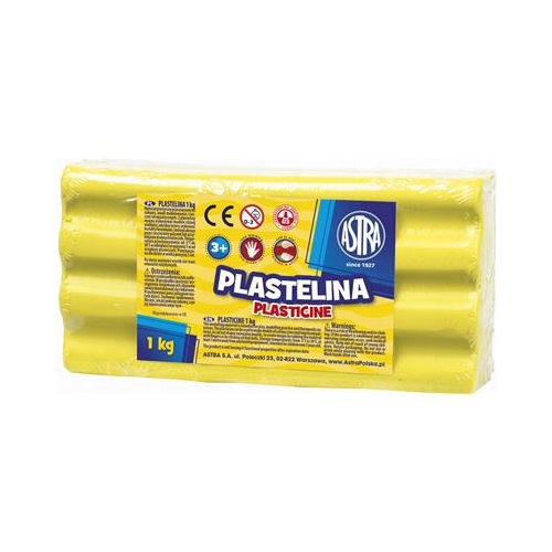 Plastelina ASTRA 1kg Cytrynowa