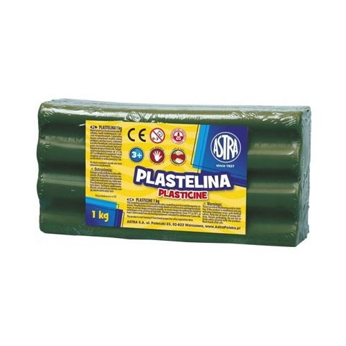 Plastelina ASTRA 1kg Zielona ciemna